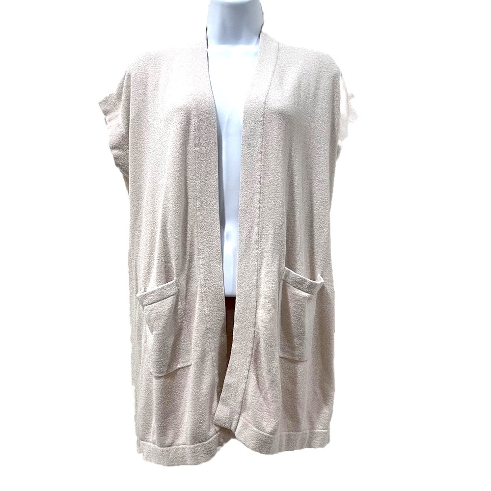 Barefoot Dreams Cozychic Ultra Lite Short Sleeve Cardigan Size M